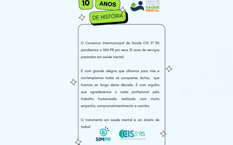 10 Anos de História do SIM-PR